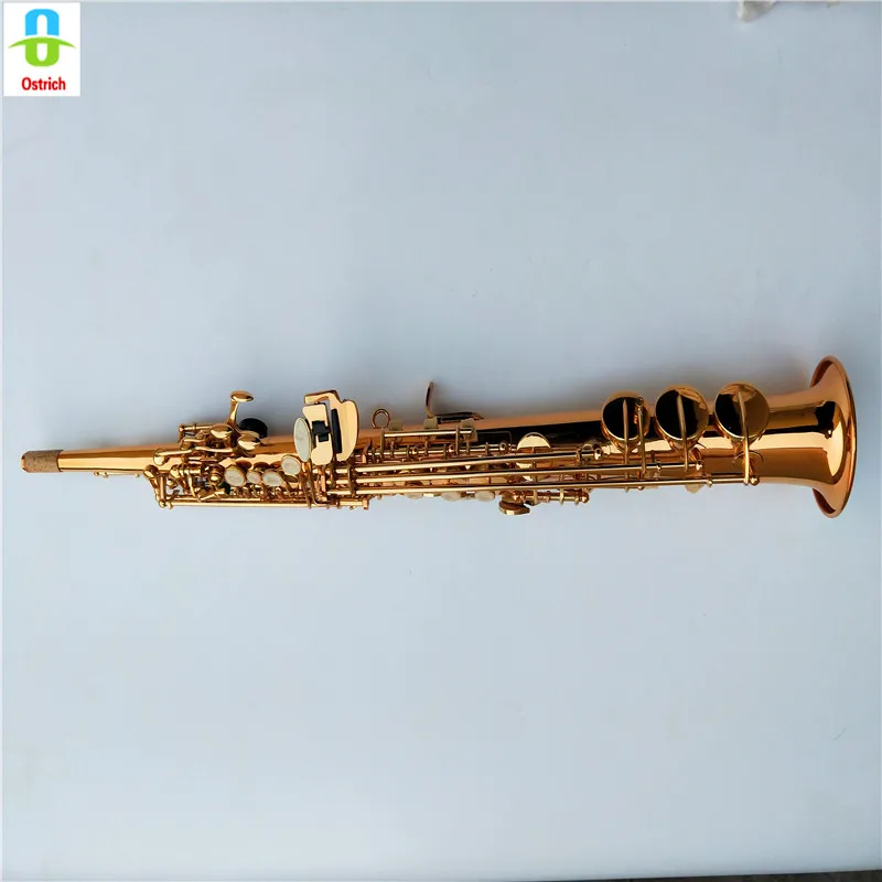 

OSTRICH Eastern music professional body neck one piece straight soprano saxophone