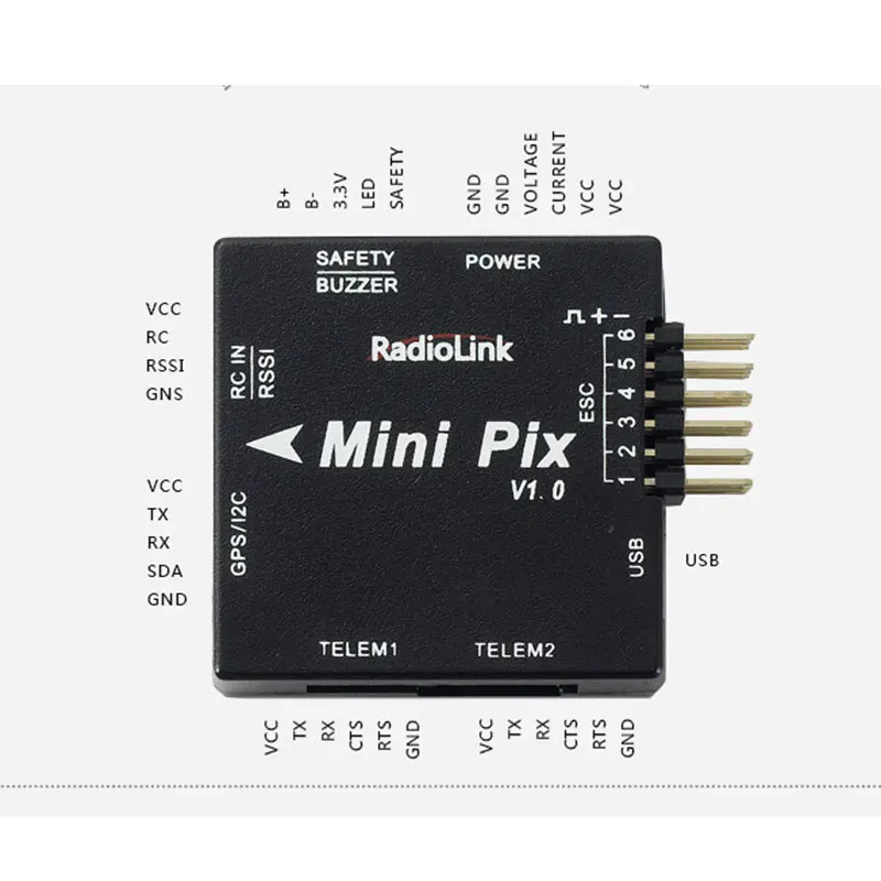 

RadioLink MINI PIX Basic Configuration Aircraft Model Accessories RadioLink Flight Control