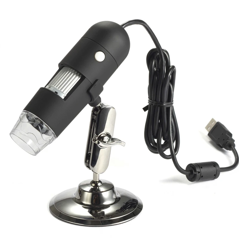 Portable Desktop 2M 200x USB Digital Microscope with 8 ...