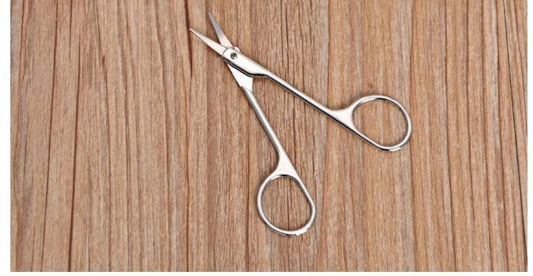 Inoxidável Maquiagem Multi-uso Sobrancelha Shaping Scissors Ouvido Trimer Compõem Corte Nose Hair Trimmer Manicure Tesoura 100 Pcs Aço 2 Tesoura p/ maquiagem