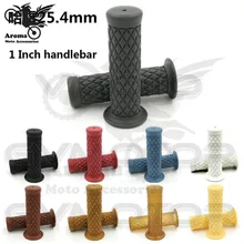 Мягкий резиновый руль для мотоцикла для yamaha honda suzuki kawasaki Harley Davidson универсальные аксессуары рукоятка мотоцикла Мото части