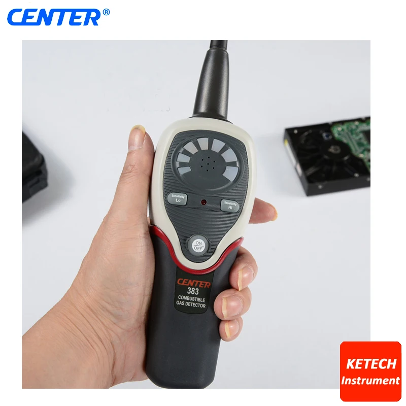 

Handheld Combustible Gas Detector Gasoline, Propane, Natural Gas, Fuel Oil Gas Meter Tester CENTER383