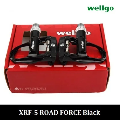 Wellgo XRF5AC XRF-5 дорожная сила миниатюрный велосипед самоблокирующийся Сверхлегкий Педали Дорожный велосипед Велоспорт Подшипник педали - Цвет: XRF5AC Black