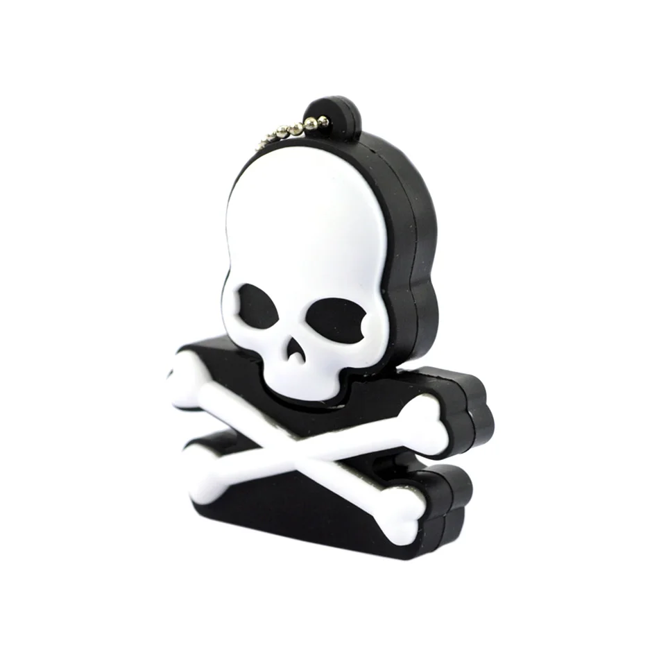 USB 128 ГБ 64 Гб флэш накопитель Gartoon Skull Usb накопитель/Usb карта памяти 4 8 16 32 флеш U диск|u