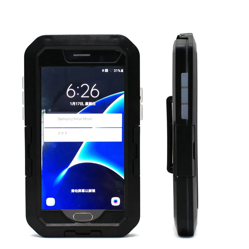 Bike Phone Holder for samsung Bicycle Motorcycle Handlebar Phone Mount Bracket Holder for samsung GPS Navigation Support For Samsung S7 S6 Edge S5 S4 S3 Holder  (1)