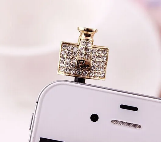 

Perfume Bottle Design Anti Dust Plug For Iphone6 6s 5 For Samsung S6 S7 N4 For Xiaomi Meizu And All 3.5mm Earphone Jack Plug