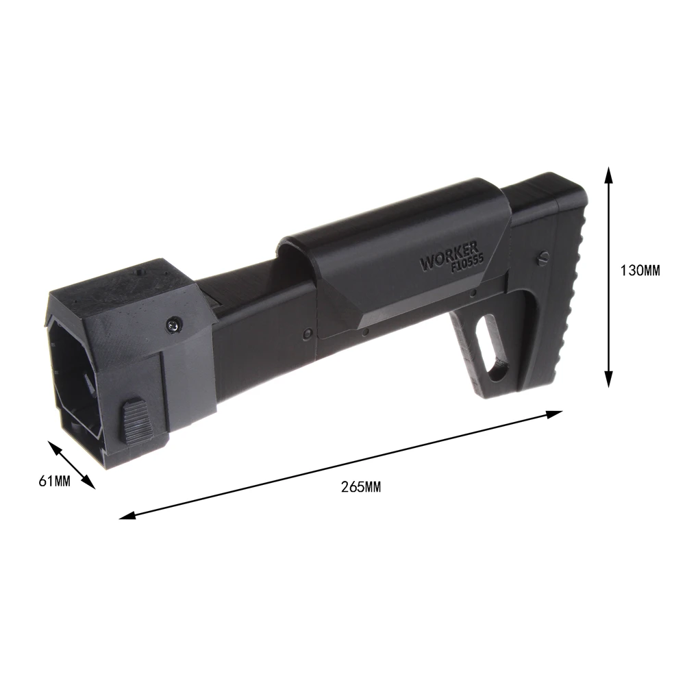 Рабочий мод F10555 3D печать Наплечная Стоковая AK-12 Складная Стоковая версия B для Nerf N-strike элитная Серия игрушек