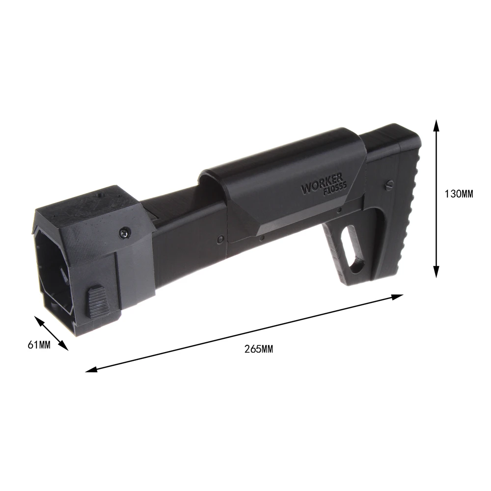 Рабочий Mod F10555 3D через плечо и с принтом на складе AK 12 складной версия B для Nerf N strike