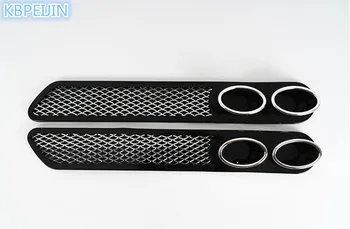 

2pcs Car Dummy Exhaust Pipe Decoration Stickers Car Styling for Jeep wrangler grand cherokee compass renegade accessories