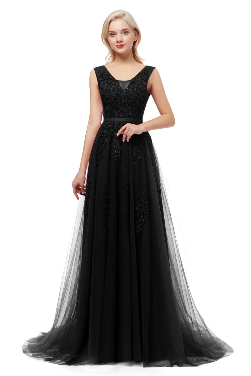 Elegant Wine Red Backless Lace Floor Length Prom Dress