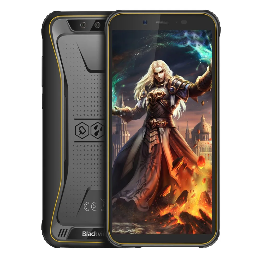 Смартфон Blackview BV5500 Pro 3 + 16 ГБ IP68 5 дюйма 4 ядра Android 9 0 4400 мА · ч|Смартфоны| |