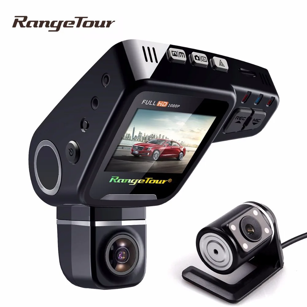 Двойной объектив Dash camera C10s Plus Автомобильный видеорегистратор камера Full HD 1080 P 2 0