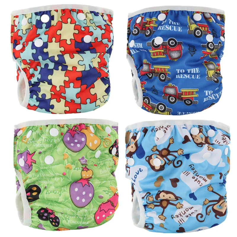 New Brand Adjustable Baby Swim Diaper Nappy Pants Infant Baby Boy Girl