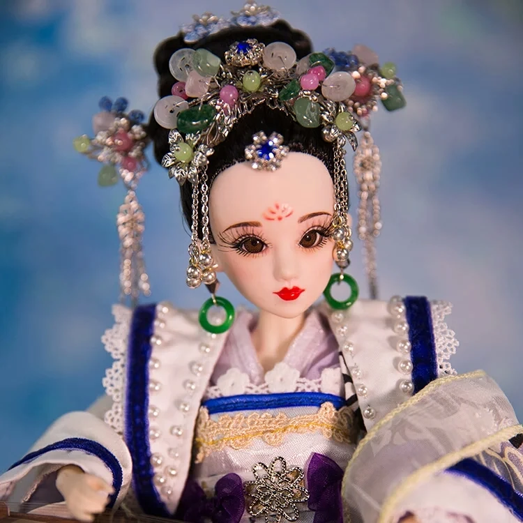 ヴィンテージ中国スタイル人形高貴な女の子人形徐ホイbjd人形で3d現実的な目ジョイントボディクリスマスギフトおもちゃ368送料笙 Bjd Doll Girl Dolldoll Style Aliexpress