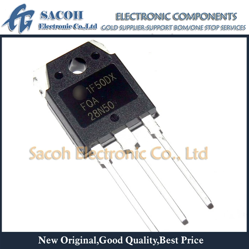 

Free Shipping 10Pcs FDA28N50F FDA28N50 or FQA28N50F or FQA28N50 28N50 TO-3P 28A 500V Power MOSFET transistor