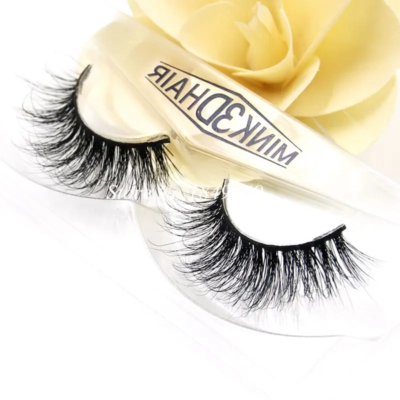 

Lashes 3D Mink Thick Fake Eyelashes Women's Makeup False Lashes Hand-made 3D Style 1 Pair Packag
