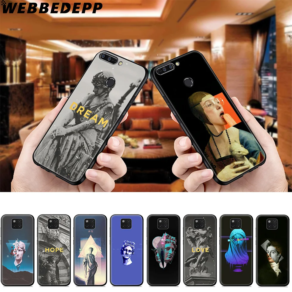 Art Aesthetic Mona Lisa David Soft Case for Huawei Mate Honor 20 6A 7A 7C 7X 8 9 9X 10 View Lite Pro 30 |