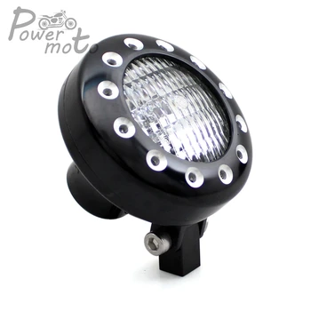 

Motorcycle Headlight Luz Custom Emark High/Low Beam Headlight Black Headlamp for Harley XS650 Cafe Racer Bobber Chopper