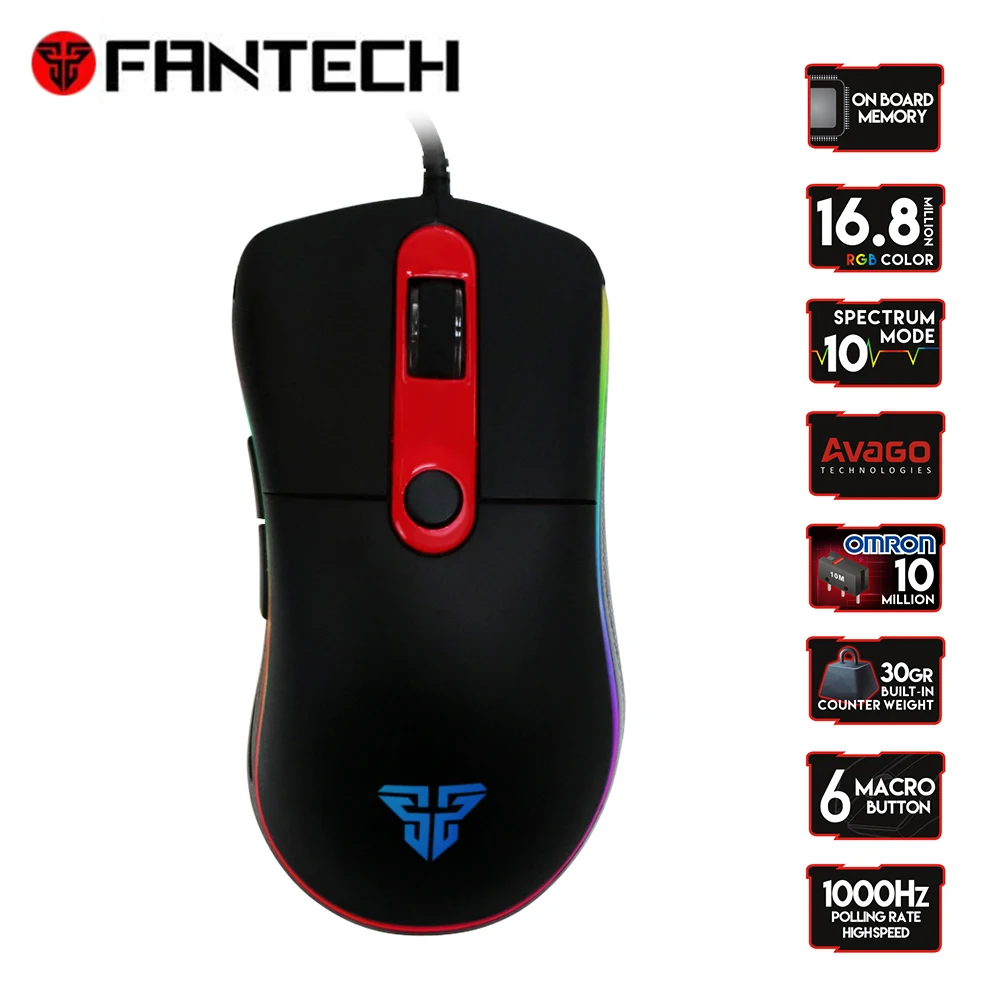 aliexpress buy fantech x6 wired gaming macro mouse usb optical rgb lights mouse gamer 4000 aliexpress buy fantech x6 wired gaming macro mouse usb optical rgb lights mouse gamer 4000