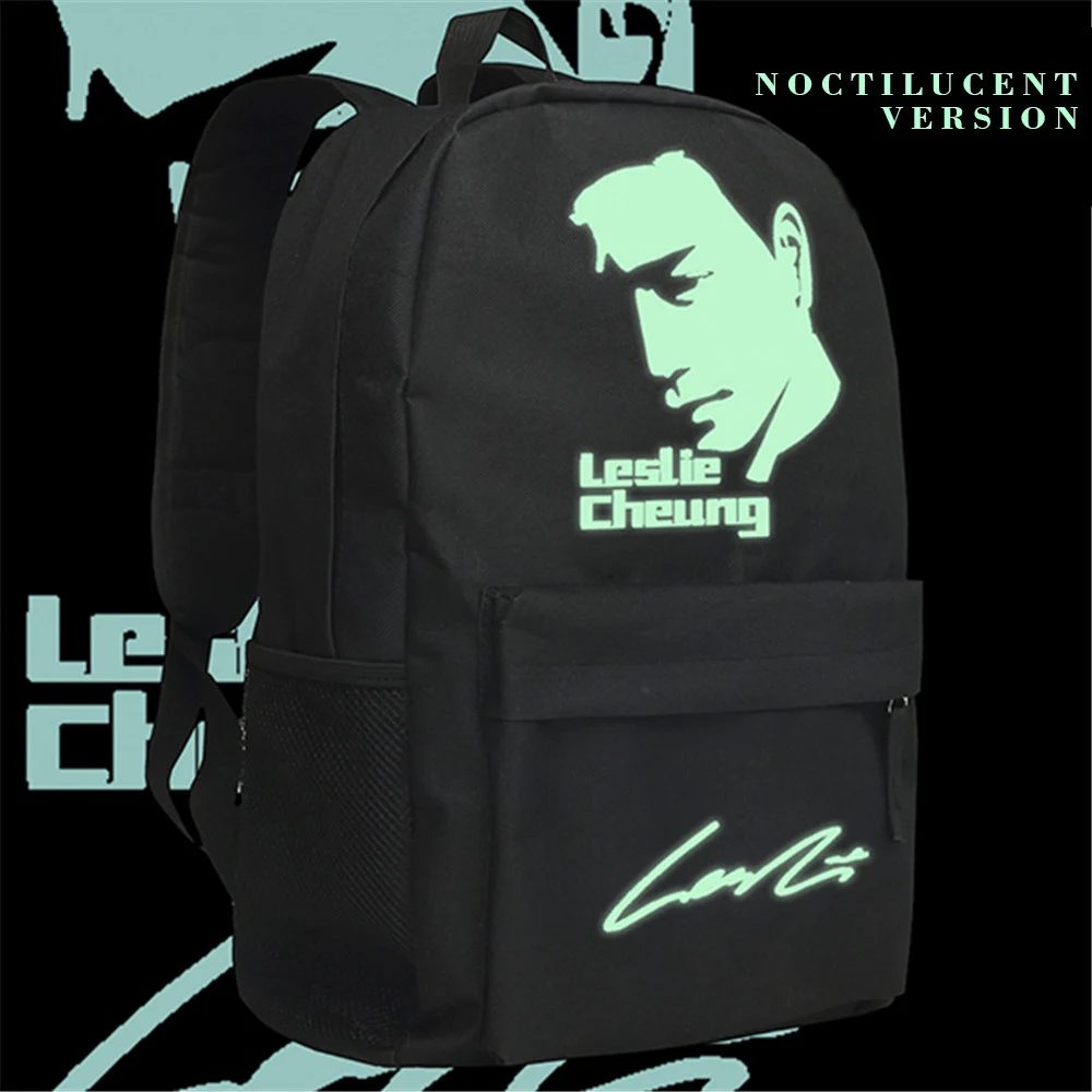 

Zshop Famous Chinese Singer Leslie Cheung Backpack for Fans Shoulder Bag