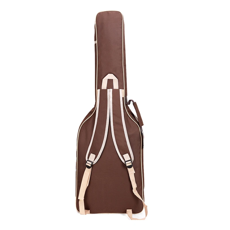 Capa de Guitarra Protetor para Guitarra de Café Bolsala de Alças Mochila à Prova Almofada de 8mm Elétrica Duplas Algodão Espessamento D'água 101x33x6cm - Image 4
