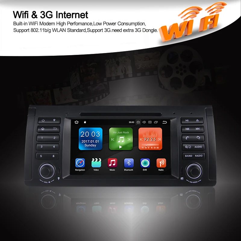 Flash Deal IPS Android 8.0 OCTO CORE 4G RAM 32GROM CAR DVD player For BMW E39 X5 M5 E38 E53 GPS receiver Audio radio navigation multimedia 3