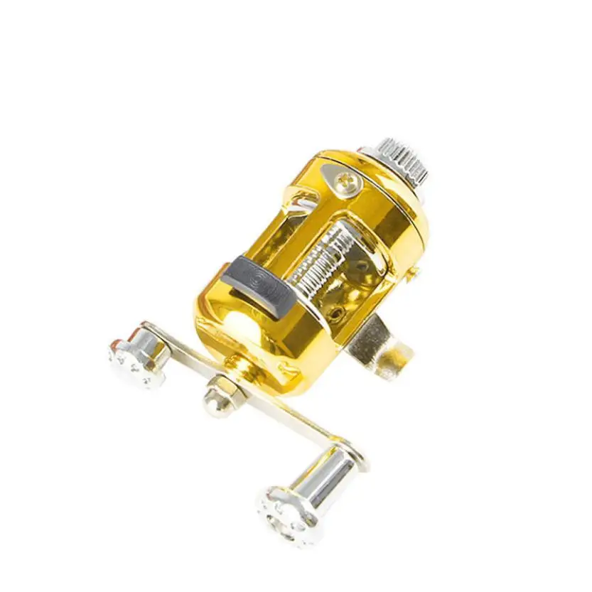 

AT Portable Mini fishing Telescopic Pocket Fish Pen Aluminum Alloy Fishing Rod Pole Reel MAR0327