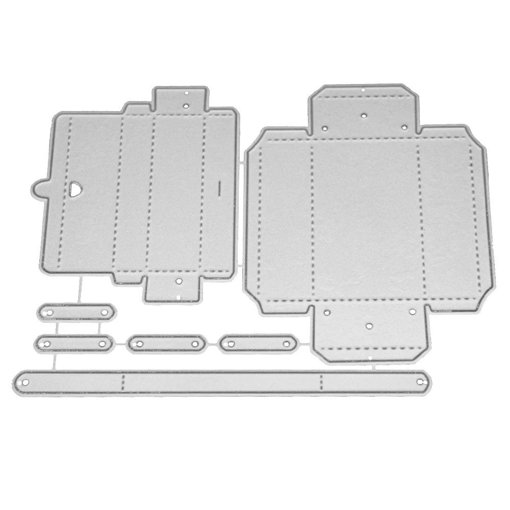 

Bi fujian Metal Cutting Dies Lunch box Stencils DIY Scrapbooking Dies Metal Cuts Album Paper Cards Crafts Embossing Templates