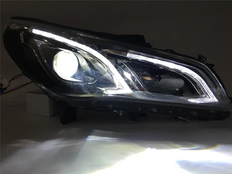 VLAND светодиодный налобный фонарь для Sonata 9 светодиодный фара на панель Sonata головного света с DRL H7 ксеноновая лампа Plug And Play дизайн 35 Вт