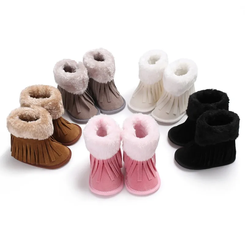 

Winter Autumn Warm Baby Infant Shoes Toddler Girl Boy Fringe Fashion First Walkers New