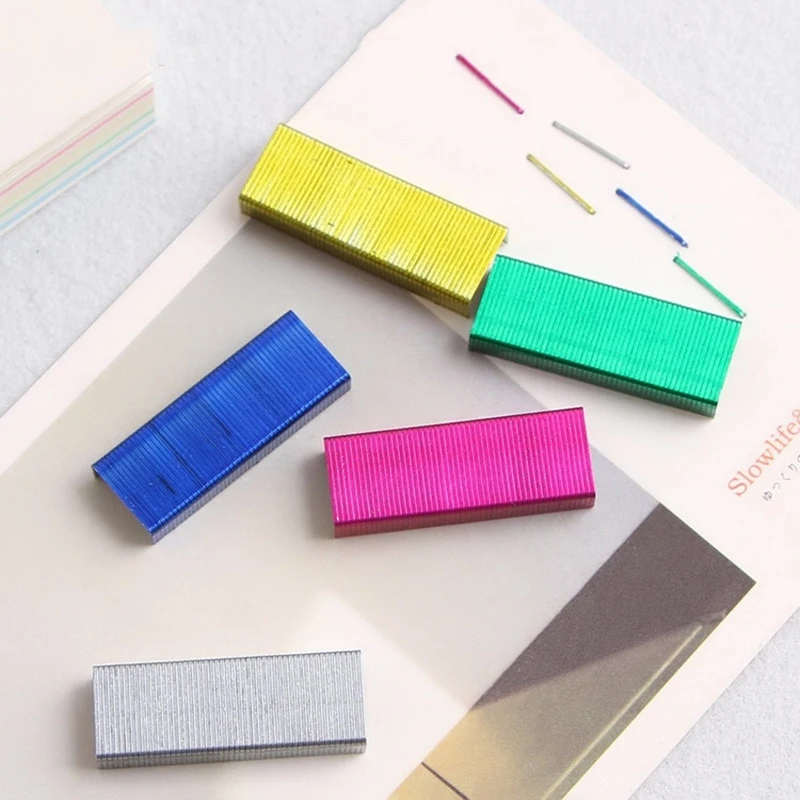 Colorful Stapler Book Staples Stitching Needle 1.2cm Book ...