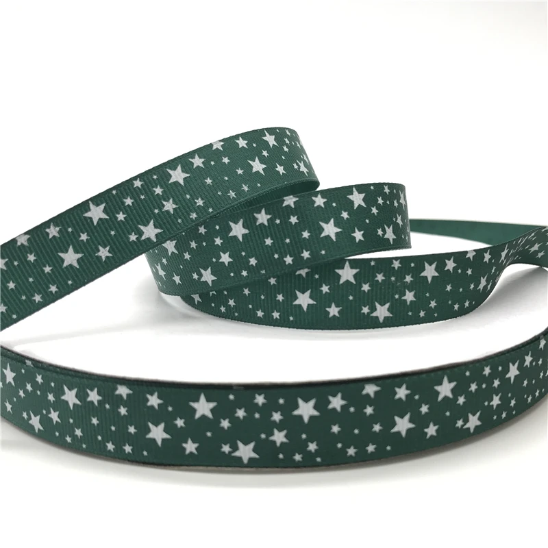 Grosgrain Elastic with Star 5//8/" **DIFFERENT COLOURS**