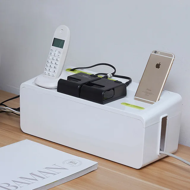 Hohe Qualität Multifunktionale Aufbewahrungsbox Kabel Box Lack