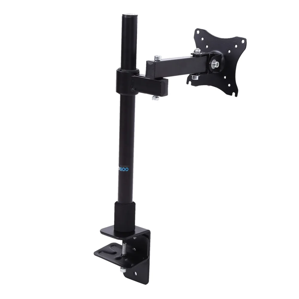 

13-27inch Single Arm Monitor Desk Mount Computer TV Screen Bracket Stand Max Loading 5kg/11 lbs 360 Degree Holder