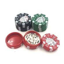 Портативный 3 слоя чип 55 мм цинк Пластик специй табак травы курить Точильщик для курильщик, как аксессуары для курения сигаретная дробилка