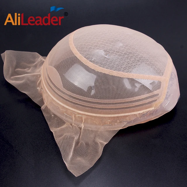 Best Offers New Product 1Pcs/Pack Brown Swiss Lace Wig Cap Hair Net For Wigs Silicone Cap For Wig Best Quality Hair Nets Brown Color