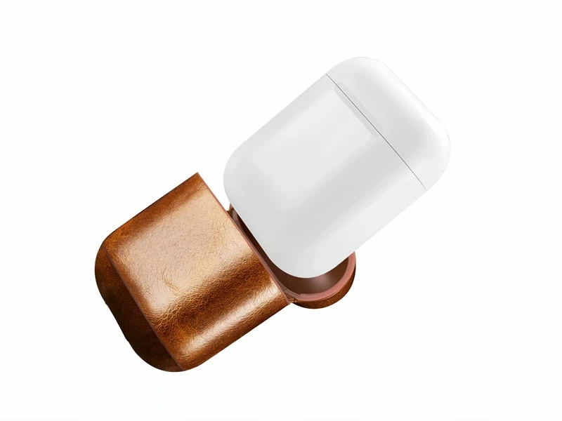 Масляный воск чехол из натуральной кожи для Apple Airpods противоударный чехол для Apple гарнитура для Airpods чехол s Air Pods защитный чехол