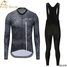 Pro Team firty снег велосипедная одежда с длинными рукавами Осень Mem велосипедная одежда из Джерси для горного велоспорта велосипед костюм для велосипедистов Ropa Ciclismo Спортивная одежда