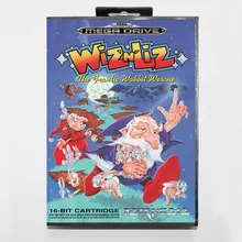 Wiznliz 16 бит игра sega Mega Drive Card с розничной коробкой для sega Mega Drive для Genesis