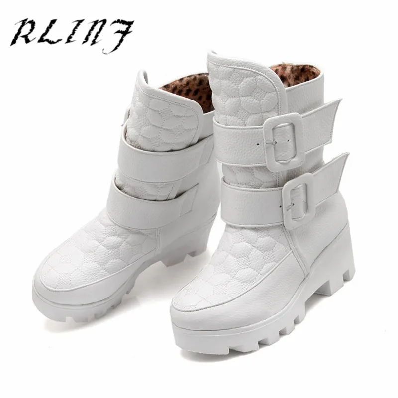 Pression Motif Bottes Mode argent Cheveux Rlinf Et Augmenté Milieu Américain blanc Noir Chaud Épais Avec Européen rose De Bas Femelle trBQCsohdx