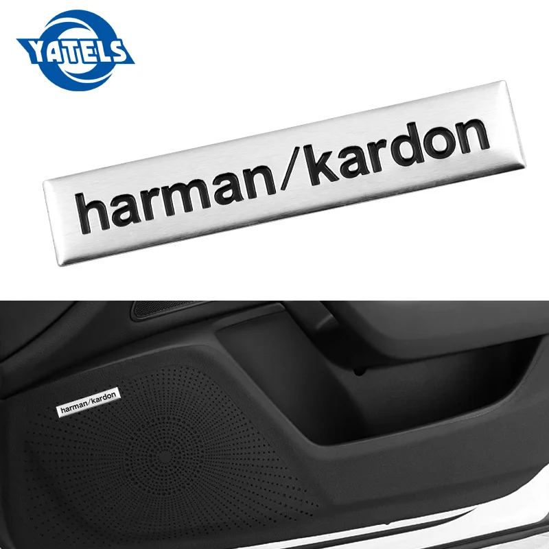 

1pcs Harman/kardon car audio decorate sticker for Toyota/skoda/Opel/AUdi/Suzuki/Fiat/BMW/mazda/fiat car styling Car Accessories
