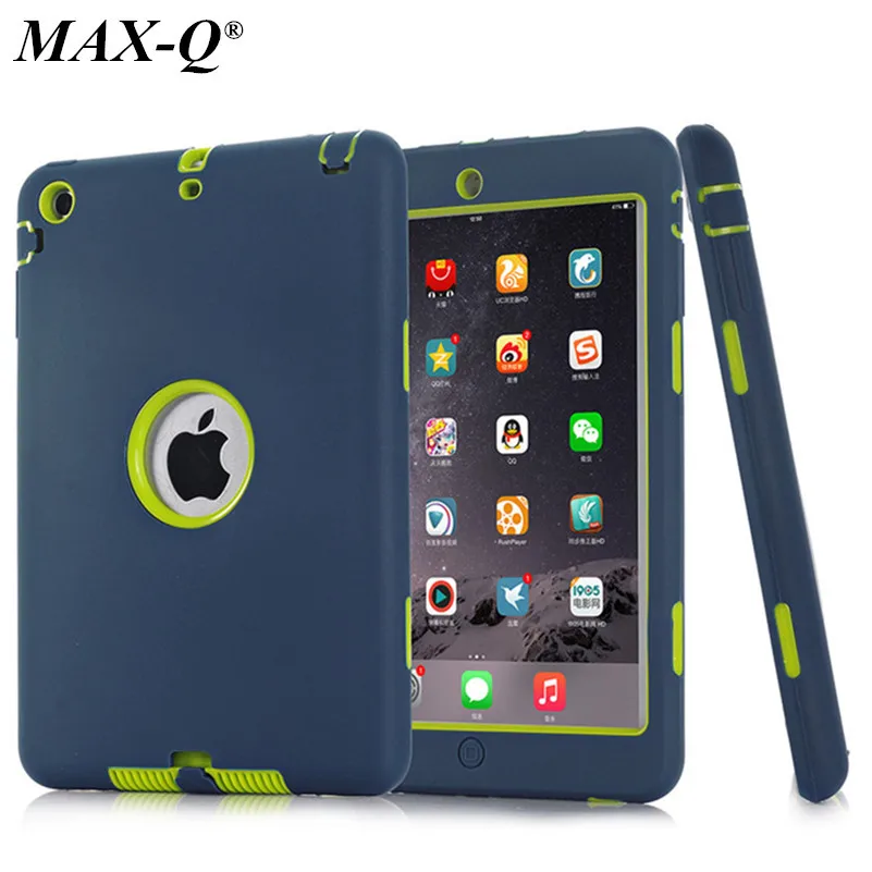 

HOT!For iPad mini 1/2/3 Retina Kids Safe Armor Shockproof Heavy Duty Silicone Hard Case Cover free Shipping