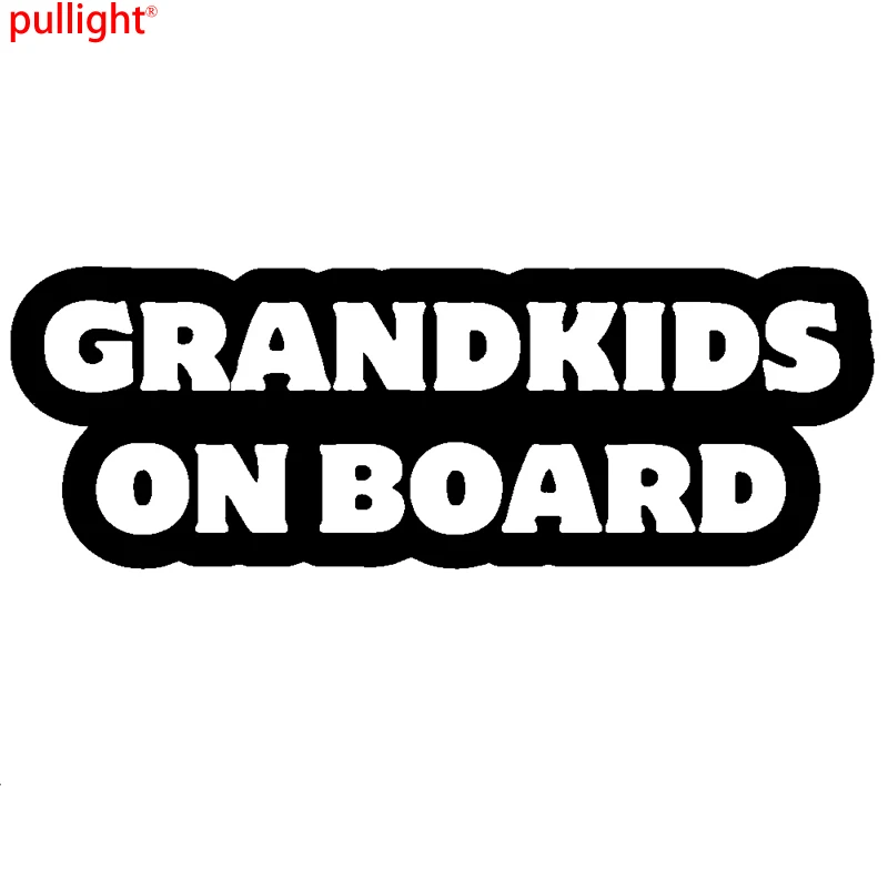 GRANDKIDS ON BOARD Novelty Car Van Window bumper Sticker Ideal for