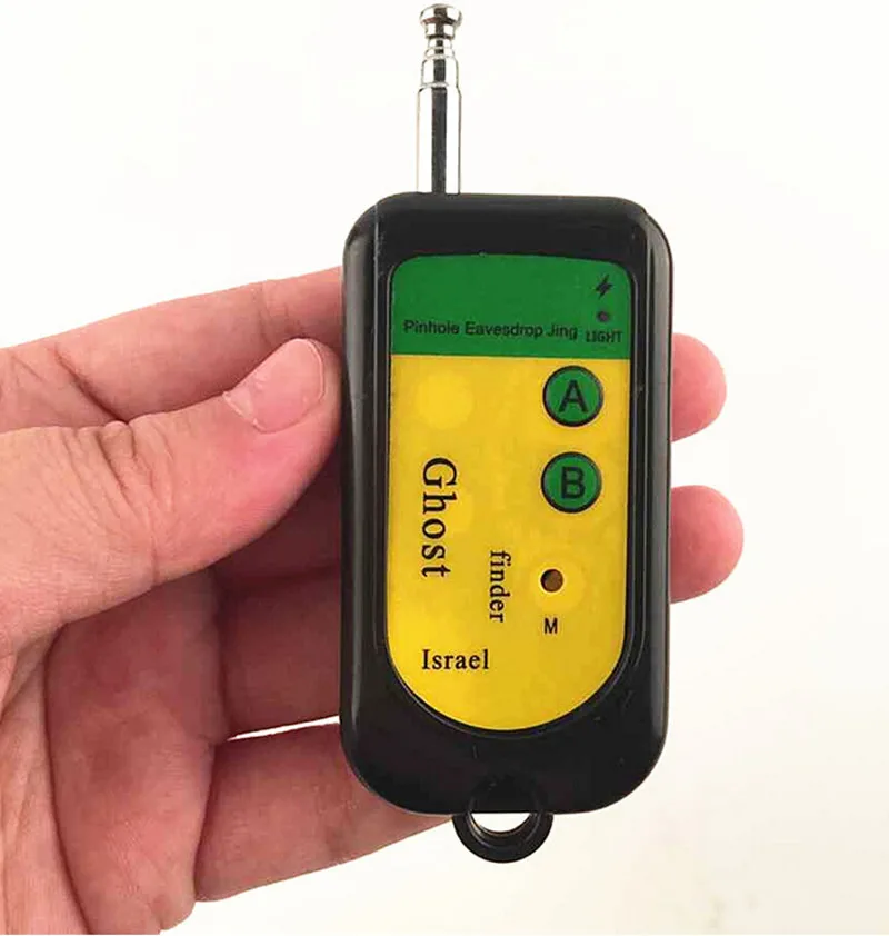 

2PCS Signal Bug RF Detector Finder Scanner Monitor Checker Hidden Surveillance Camera GSM Wireless Device 100~2400Mhz BLK GHOST