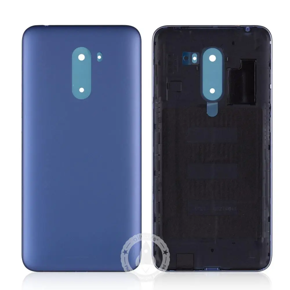 Задняя крышка для Xiaomi PocoPhone F1 на батарею черный - Цвет: Blue