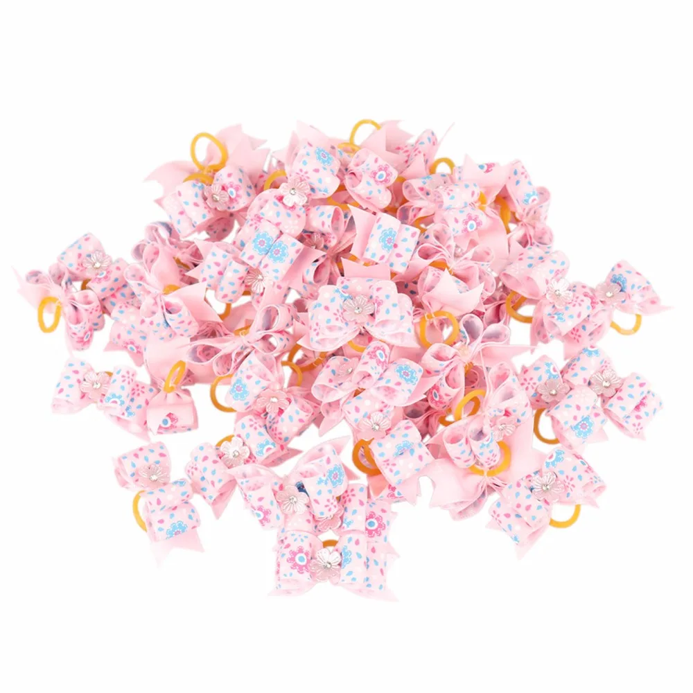 Traumdeutung Small Dogs Bows Pets Hair Puppy Accessories For Dog Hair