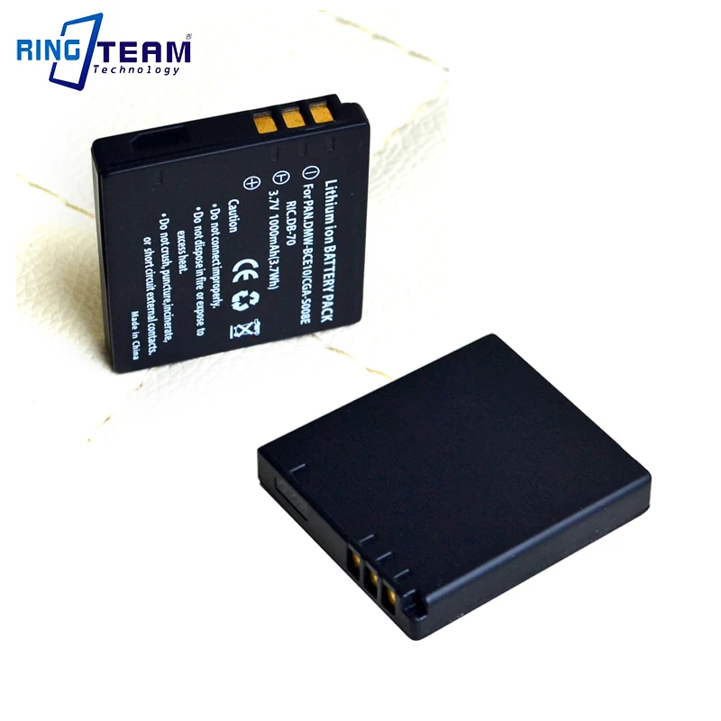 

2x Digital Camera Battery CGA-S008E, DMW-BCE10, BP-DC6-U, BP-DC6-J Fit LEICA C-LUX 3, C-LUX 2, PANASONIC SDR-SW28