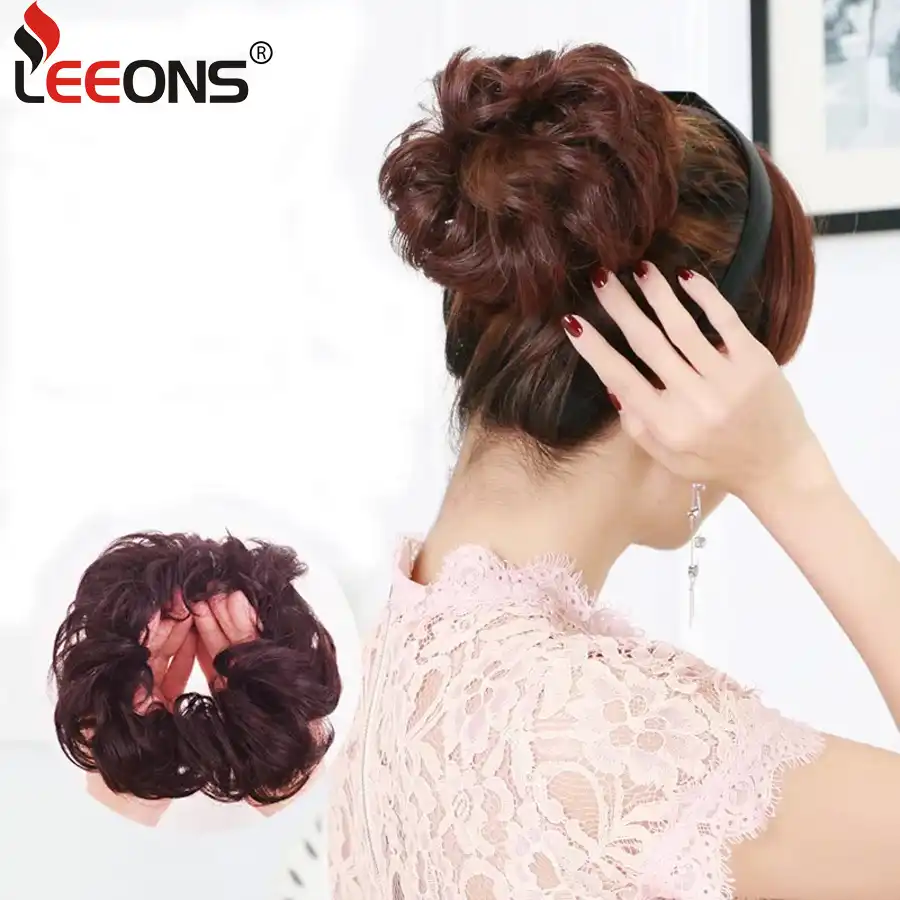 Leeons 1pcs 2pcs Pack Chignon Hair New Hair Bun Donut Hairpieces