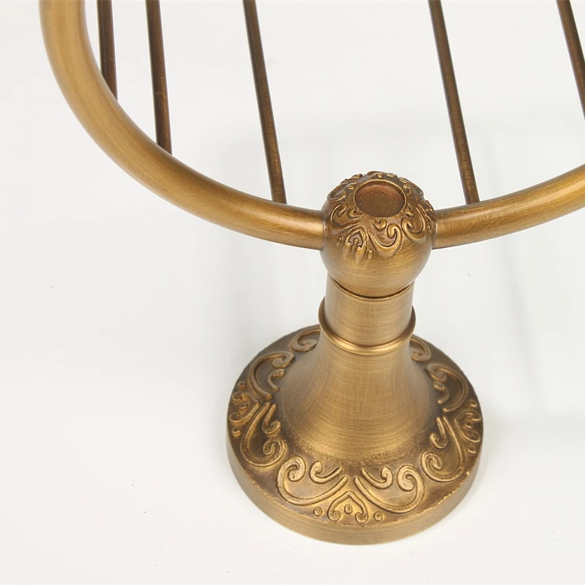 Wall Mounted Antique Brass Finish Bathroom Accessories Toilet Paper Holder Bathroom Furniture Sets Toilet Roll Holder 9057K