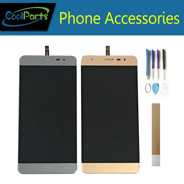 

5.0 Inch Black Gold Grey Color For DEXP Ixion X150 Metal X150 LCD Display With Touch Screen Sensor Assembly With Tools Tape